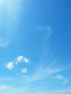 Bright blue the sky