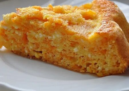 Пирог из тыквы и манки на кефире