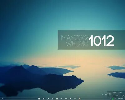 Rainmeter mond clock windows 10