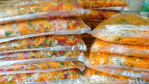 Заготовки заморозки овощей