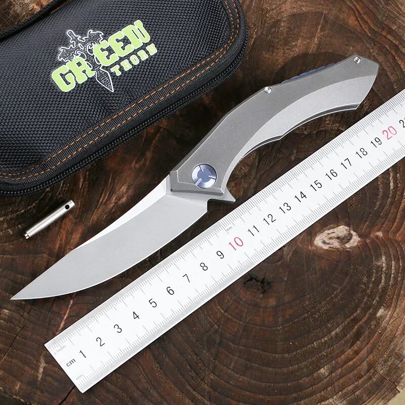 Green thorn quantum carbon. Грин торн ножи. Нож зеленый титан. Складной нож green thorn. Green thorn ножи.