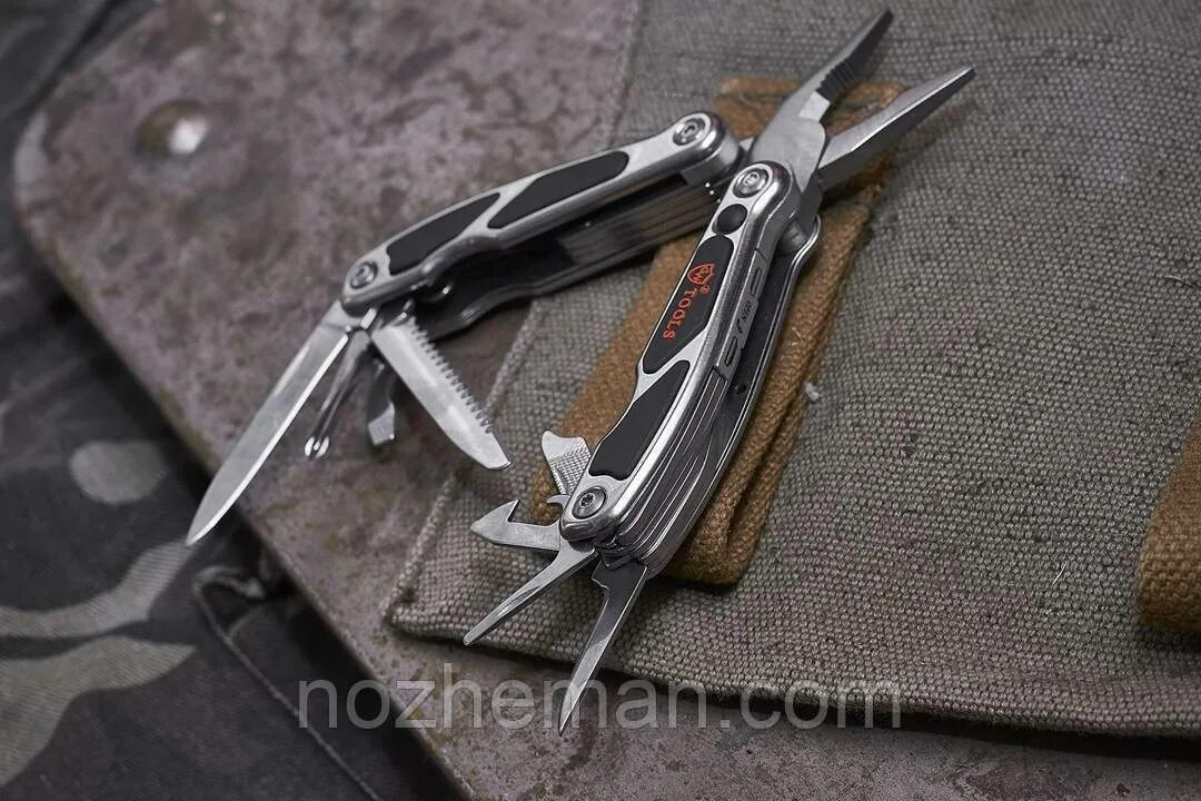 Мультитул 8 screwdriver. Раскладной нож с инструментами. Комбинированные плоскогубцы с набором ножа, отвертки. Ручной мультитул. Складные плоскогубцы.