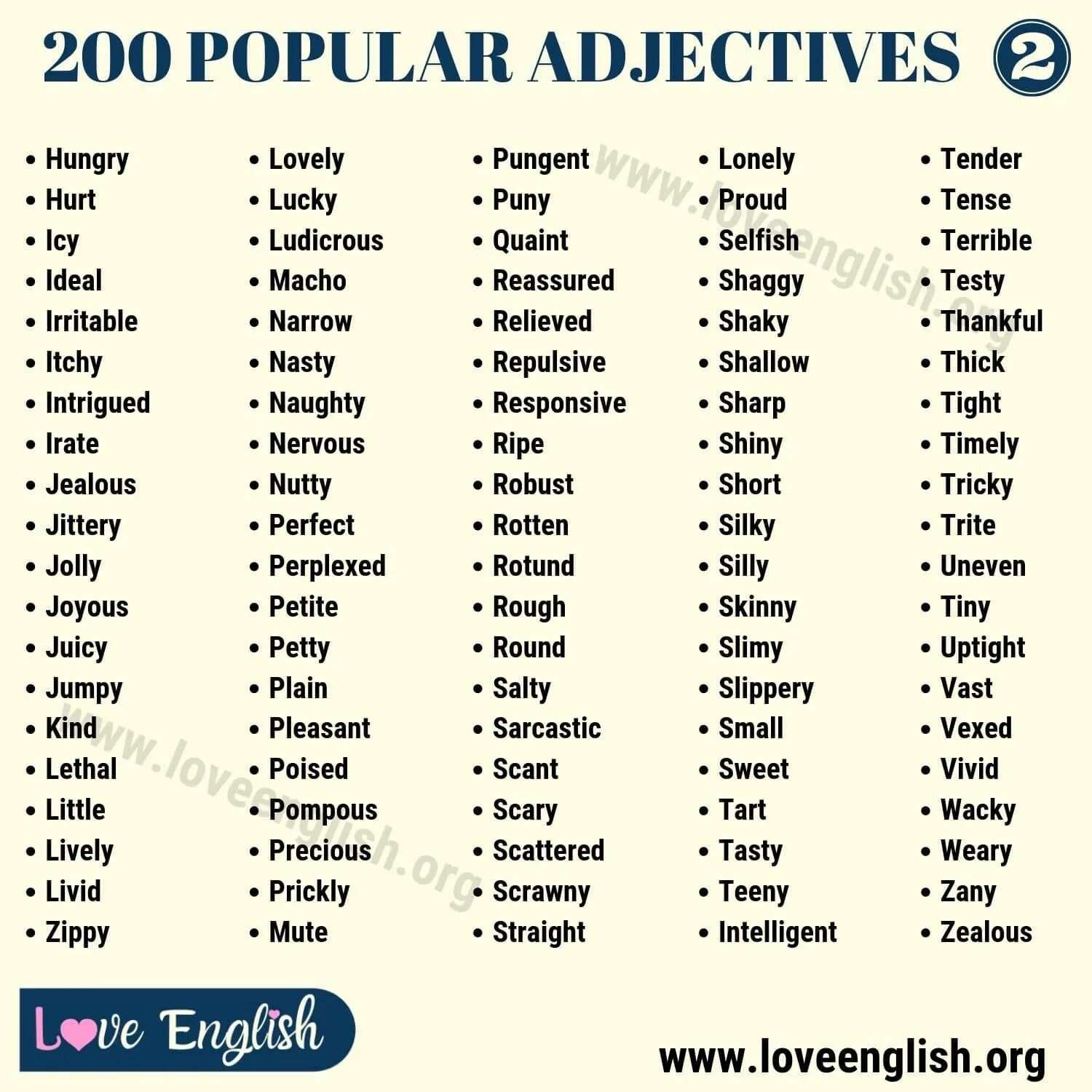 Какое слово популярнее. List of adjectives a2. Adjectives in English. Popular adjectives. Common adjectives в английском языке.