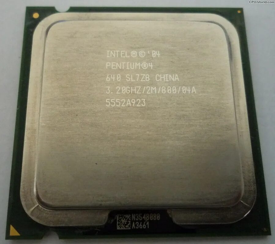 Pentium r 4 cpu