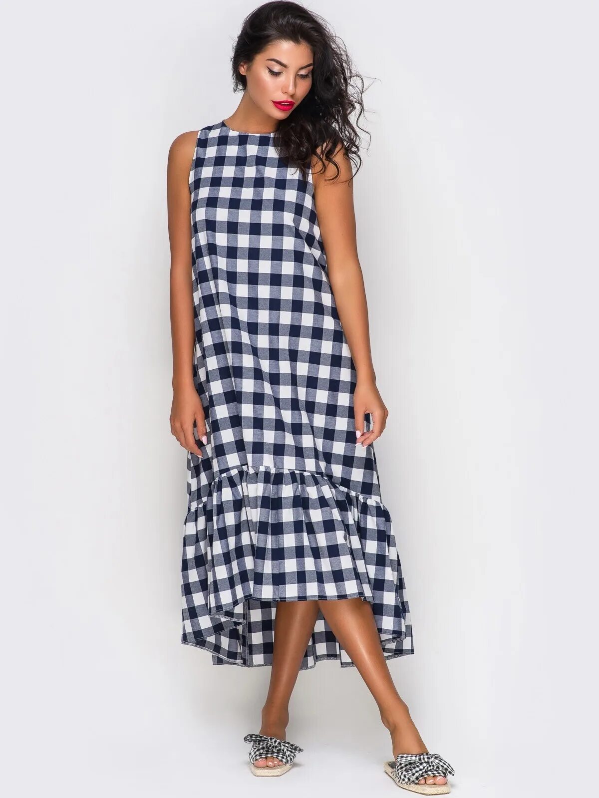 сарафан в клетку. платье летнее в клетку длинное. сарафан летний в клетку. платье в черно белую клетку. летнее платье в клеточку.