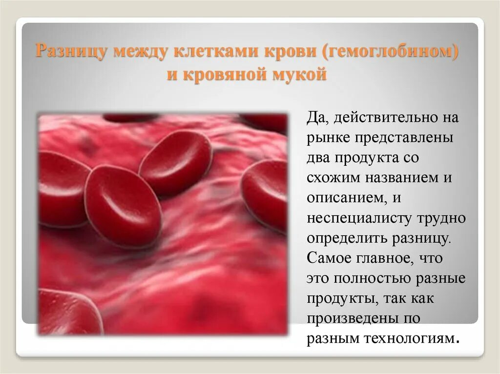 Цвет крови и гемоглобин. Исследования кровяной муки. Сухой гемоглобин. Цвет кровяной муки.