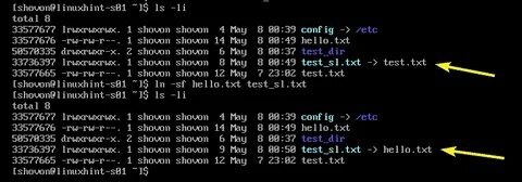 Linux ln