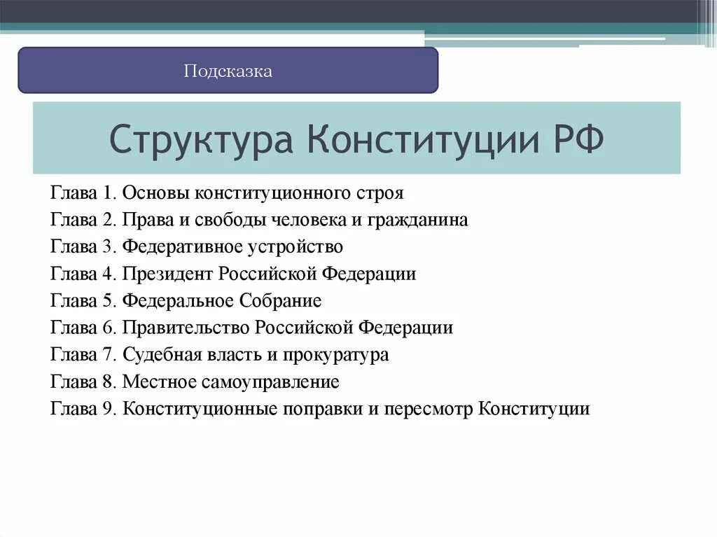 Структура конституции 1993 г. Структура Конституции РФ. Структура Конституции России. Структура Конституции Коми. Особенности структуры Конституции.