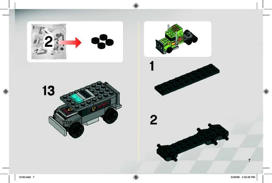 Инструкция по сборке оружия Ninja Tuner Car 71710 Лего информация Лего инструкции 44 page / Brick Mecha