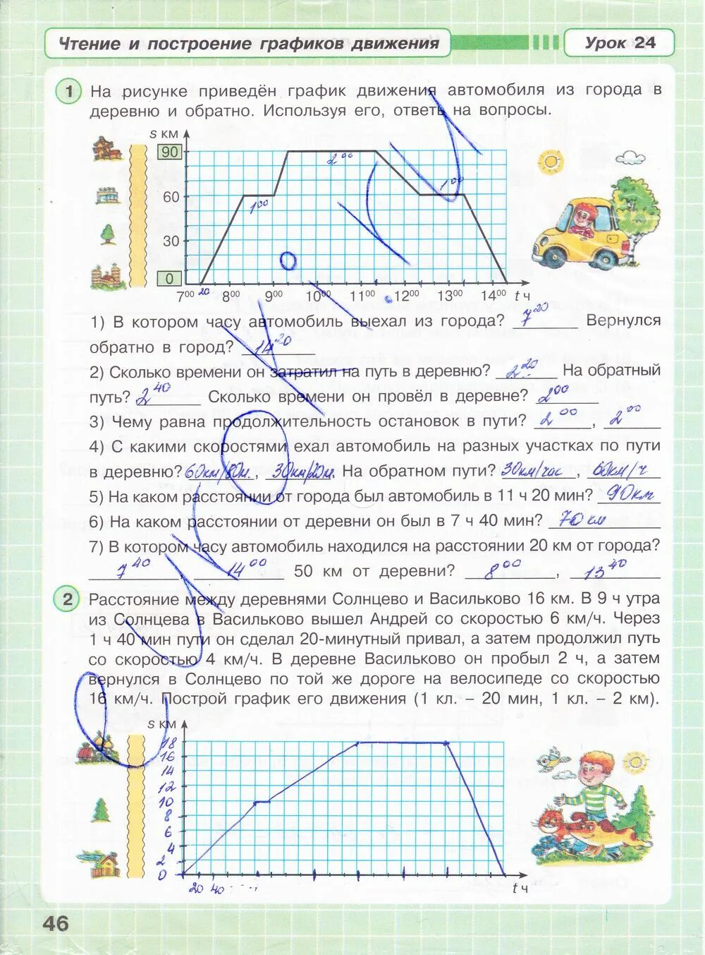 Рабочая тетрадь по математике 4 класс Петерсон. Математика 4 класс 2 часть стр 46.