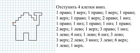 Задания по графическому диктанту для дошкольников