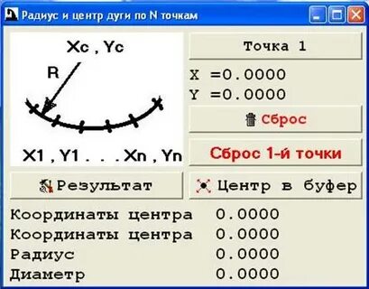 Измерение радиуса