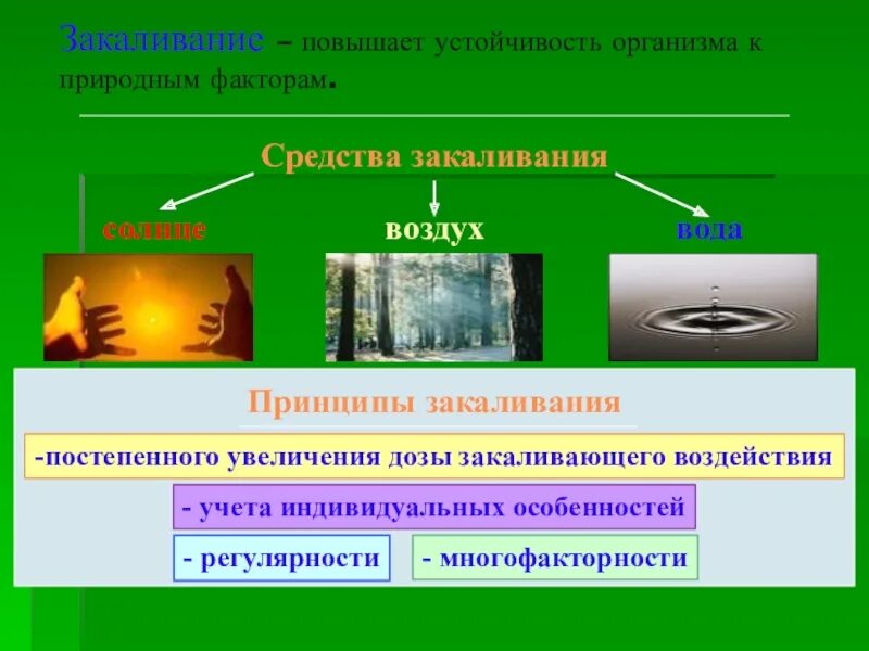 Основные природные факторы закаливания. Устойчивость организма. Средства и принципы закаливания. Картинка закаливание повышает устойчивость организма к природным. Факторы резистентности организма