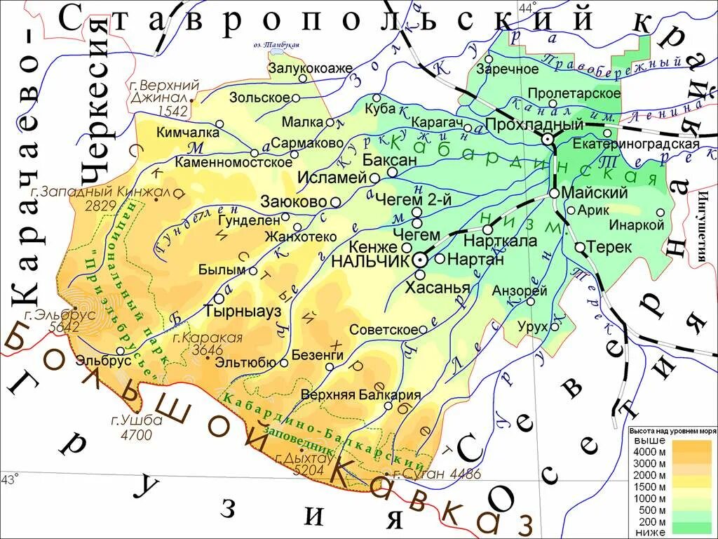 Кабардино-балкария на карте россии. Положение кбр. Кабардино-балкария карта подробная. Республика кабардино-балкария на карте. Расположение кбр географическое.