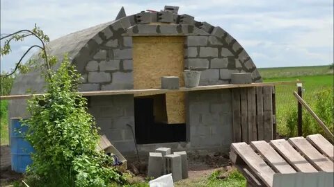 Насыпной погреб для хранения овощей
