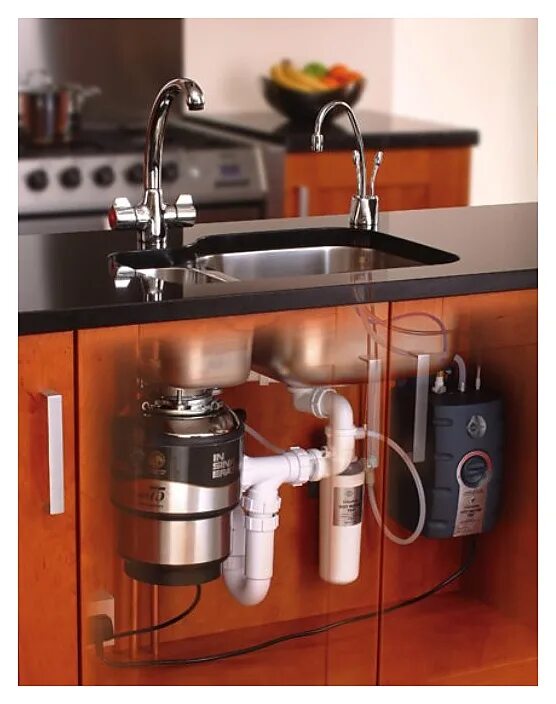 Мойка кухонная для фильтра для воды. Insinkerator Аква хот 98. In Sink Erator Aqua hot 45094a. Измельчитель пищевых отходов для раковины insinkerator. Insinkerator проточный водонагреватель.