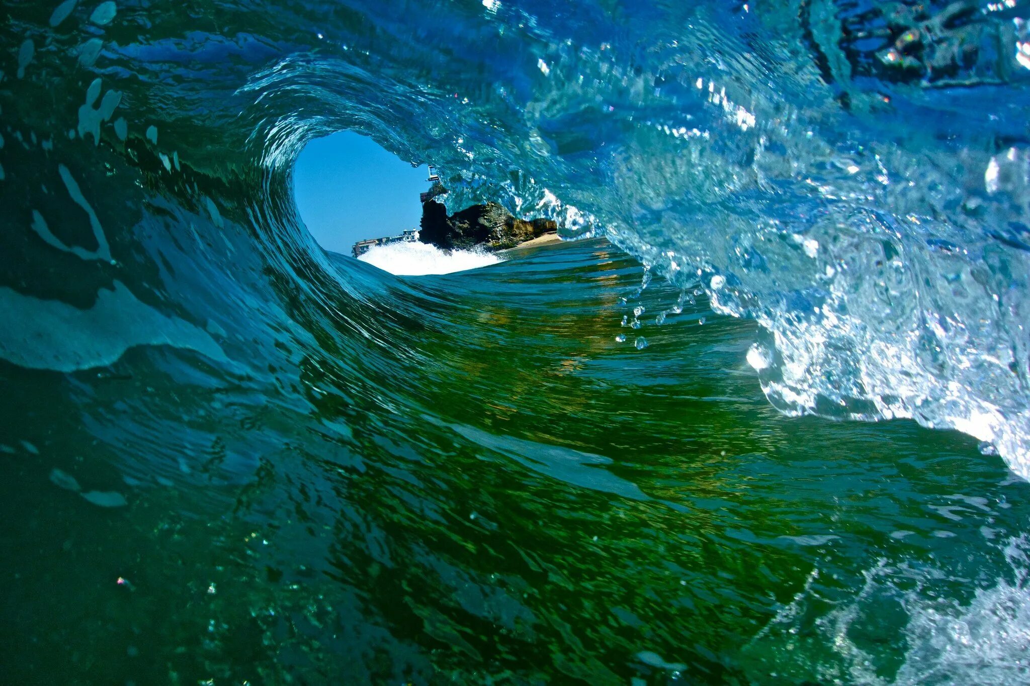 3 d ocean