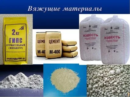 Вяжущие цемента