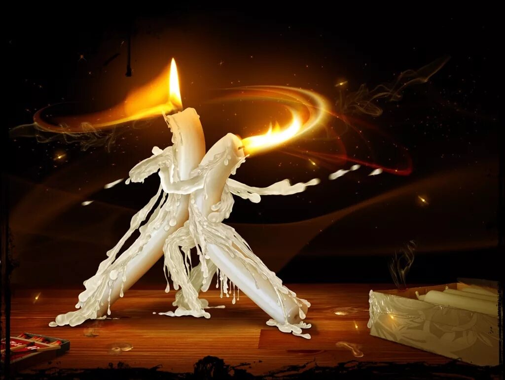 Свечка арт. Человек свеча арт. Свеча бога. Горящая свеча арт. Две свечи.