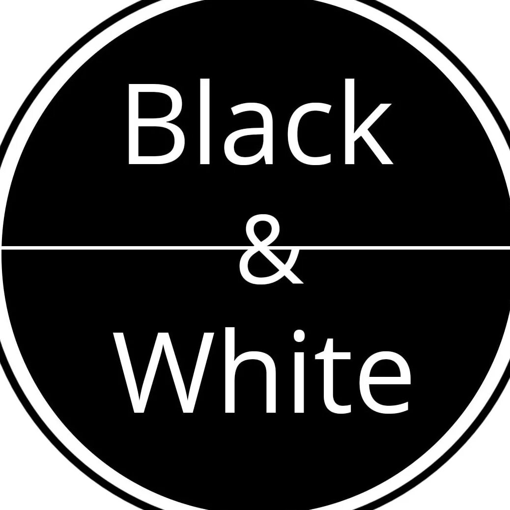 Черный логотип. Black White надпись. Black&White лого. Black and White фирменный знак. Почему логотипы становятся черными