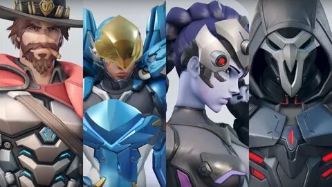 Overwatch 2 Pharah, McCree, Reaper, and Widowmaker New Designs - Gaming.