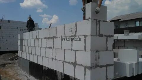 Пеноблок на клею