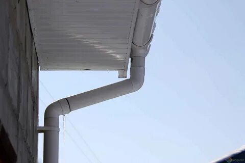 Водосток из канализационных труб своими руками