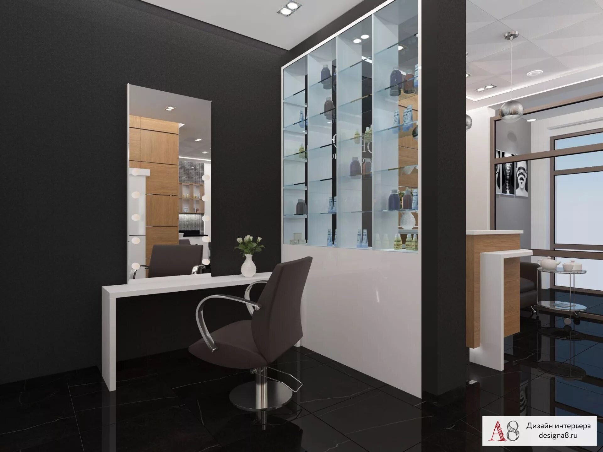 I love the aesthetic of this for my home Beauty salon design, Beauty salon inter