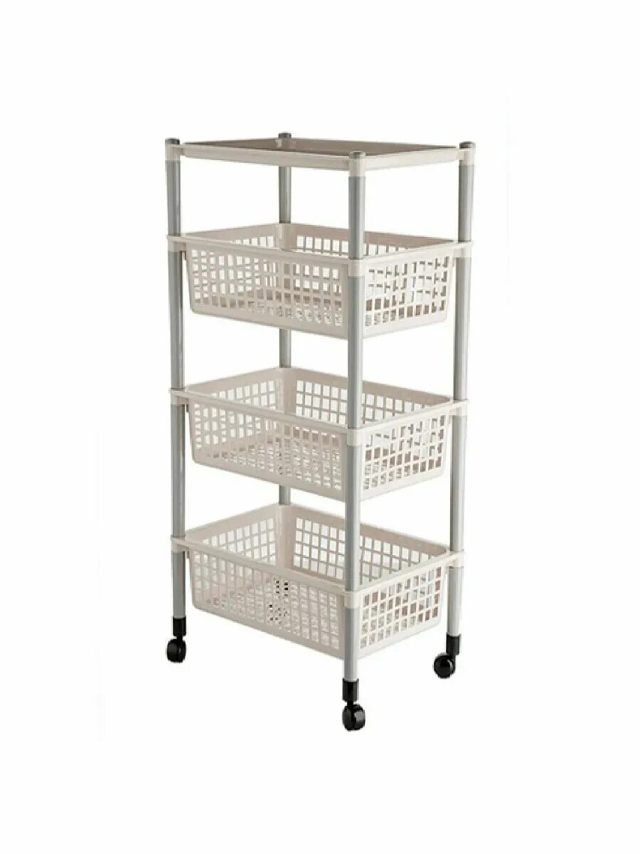 Этажерка 3-х секц. Бокс универсальный большой, 4 выдвижные секции, 37,6х25х35,5 см, м2768. Х секц. Х секц. Х секц.