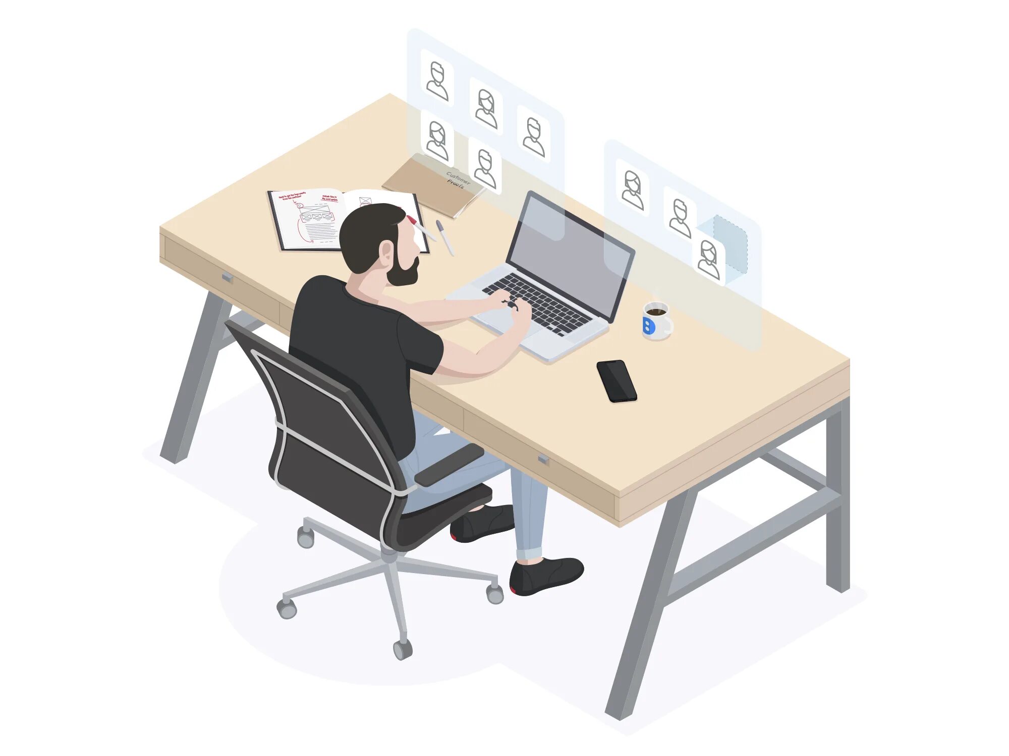 Фриланс площадки для начинающих. Programmer isometric. pc table isometric. обучение изометрика. фриланс для технических рисунков.