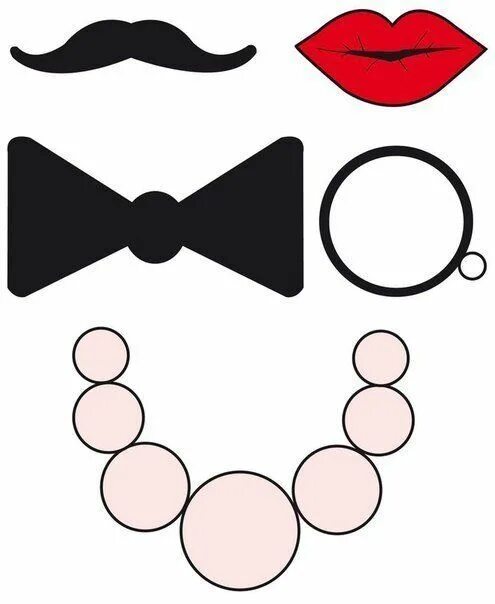 На палочке шаблоны распечатать Free Photo Booth Props Printable Cabina de fotos casera, Accesorios para el foto