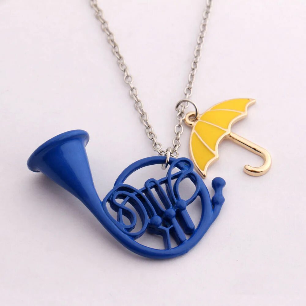 Синий горн. Горн валторна. Подвеска серебряная желтая. Тед мосби. Кяввм синяя валторна.