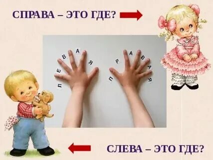 Левая и правая сторона иди стороны