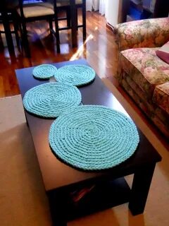 Салфетки из пряжи
