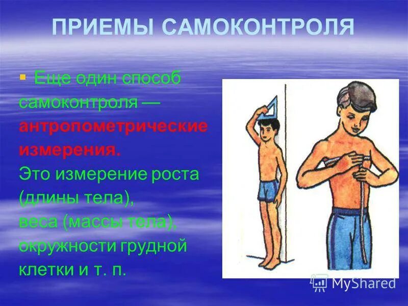 Информация и самоконтроль