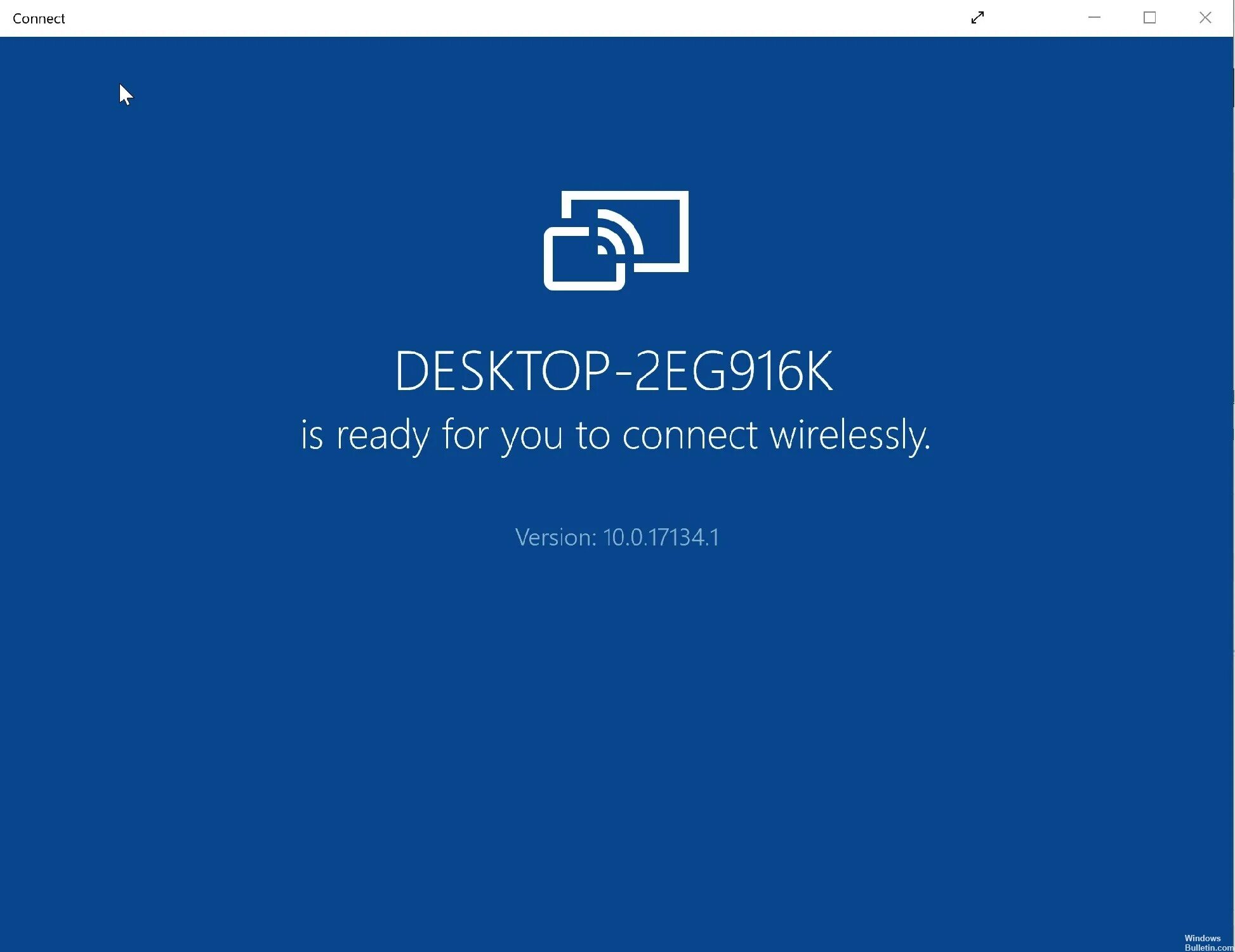 Microsoft connect. BSOD Windows 10. Microsoft connect apps (Miracast).