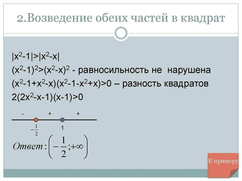 Возведи в квадрат z 2 2. Равносильность неравенств с модулем. Возведение модуля в квадрат. Возведение модуля в квадрат в неравенствах. Равносильность модулей.