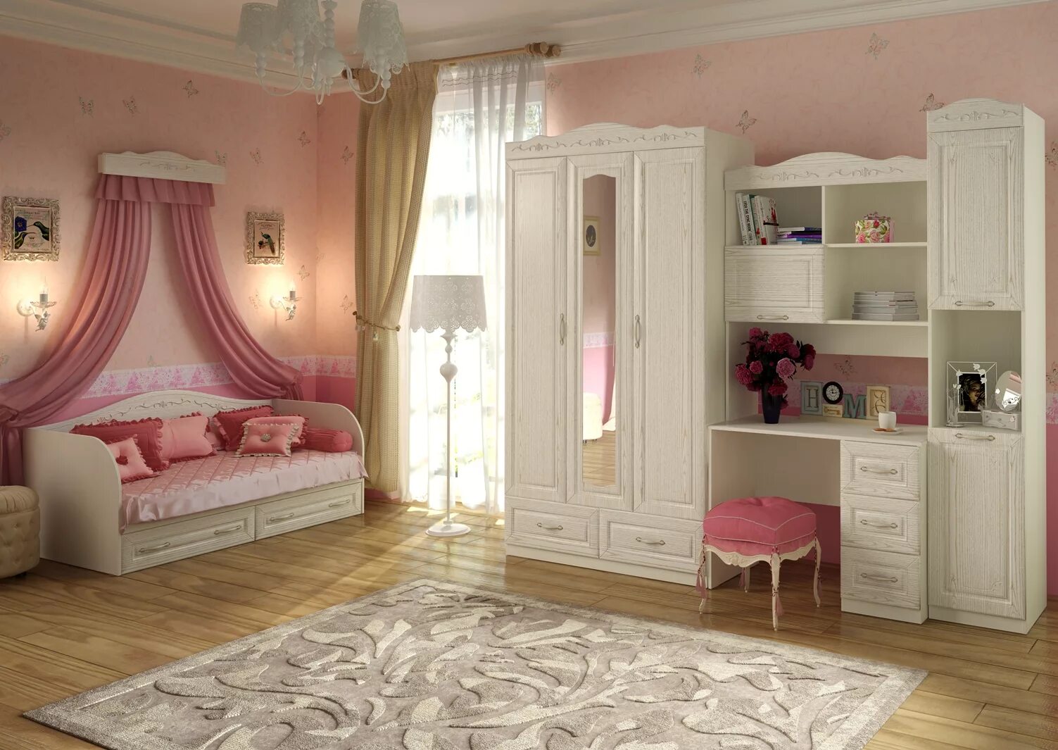 Кровать для девочки. Детская спальня. Тони олмеко. Детские спальни. Детская комната для девочки.