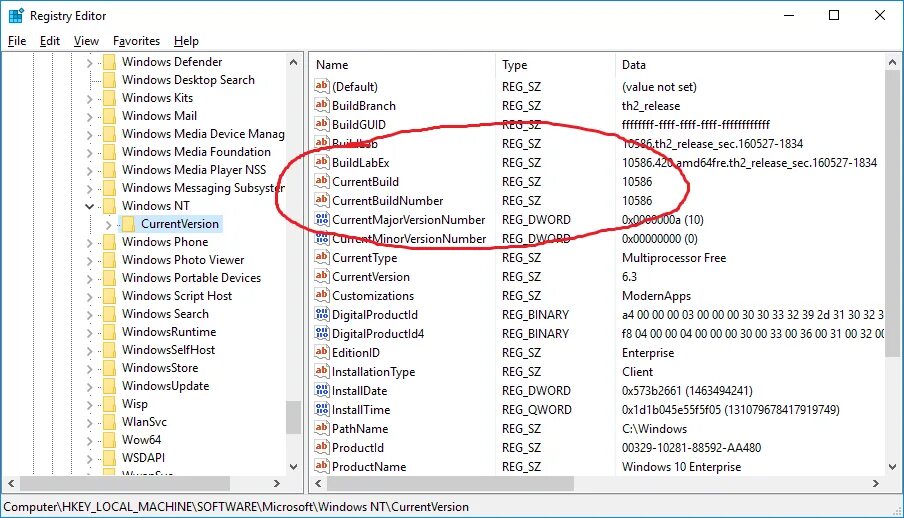 Windows software\Microsoft\Windows NT\CURRENTVERSION. Компьютер\HKEY_local_Machine\software\Microsoft\Windows NT\CURRENTVERSION. HKEY_local_Machine software Microsoft Windows NT current Version. Структура системного реестра Windows 10.