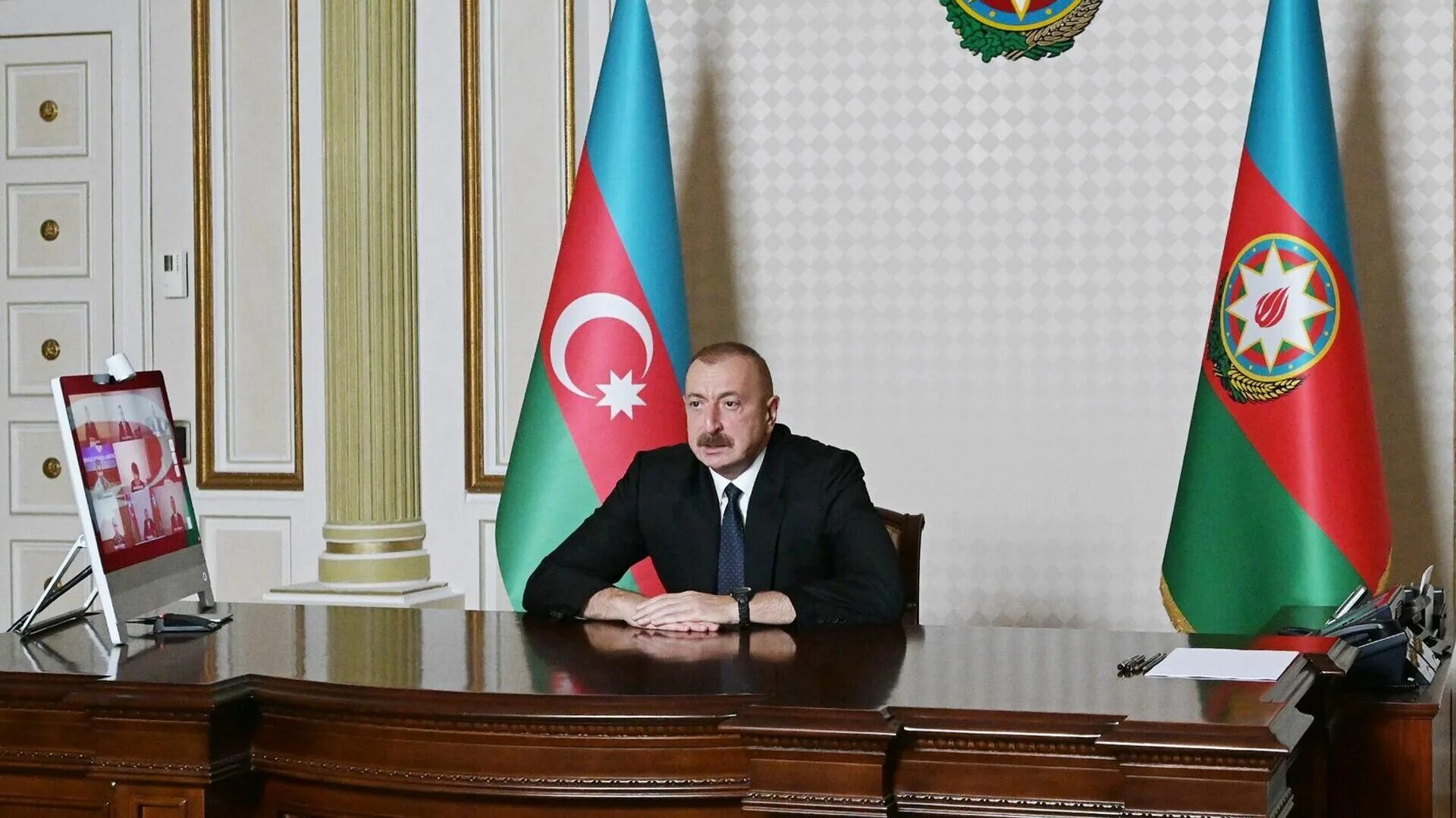 Новости мир азербайджана. Штандарт президента Азербайджана.