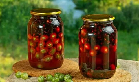 Компот вишня смородина