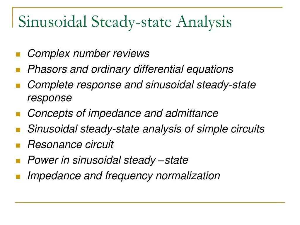 State analysis. State analysis