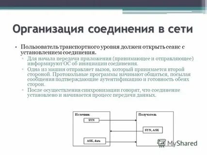 Данные из транспортного соединения