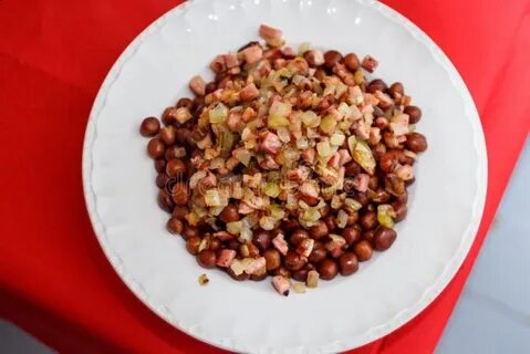 Горох с беконом