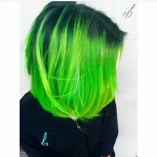 зеленое окрашивание волос