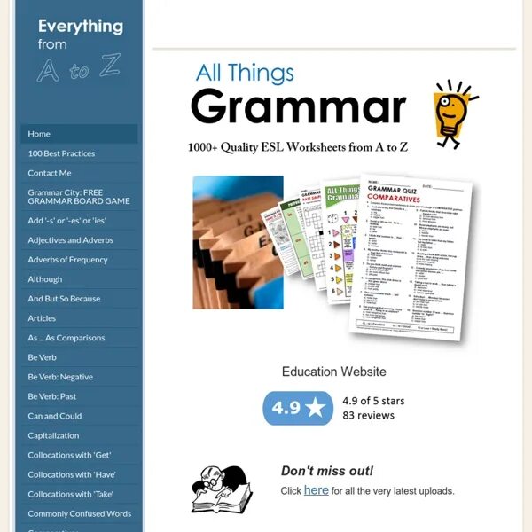 Home grammar. All things grammar. allthingsgrammar.com. all things grammar to be. all things grammar game.