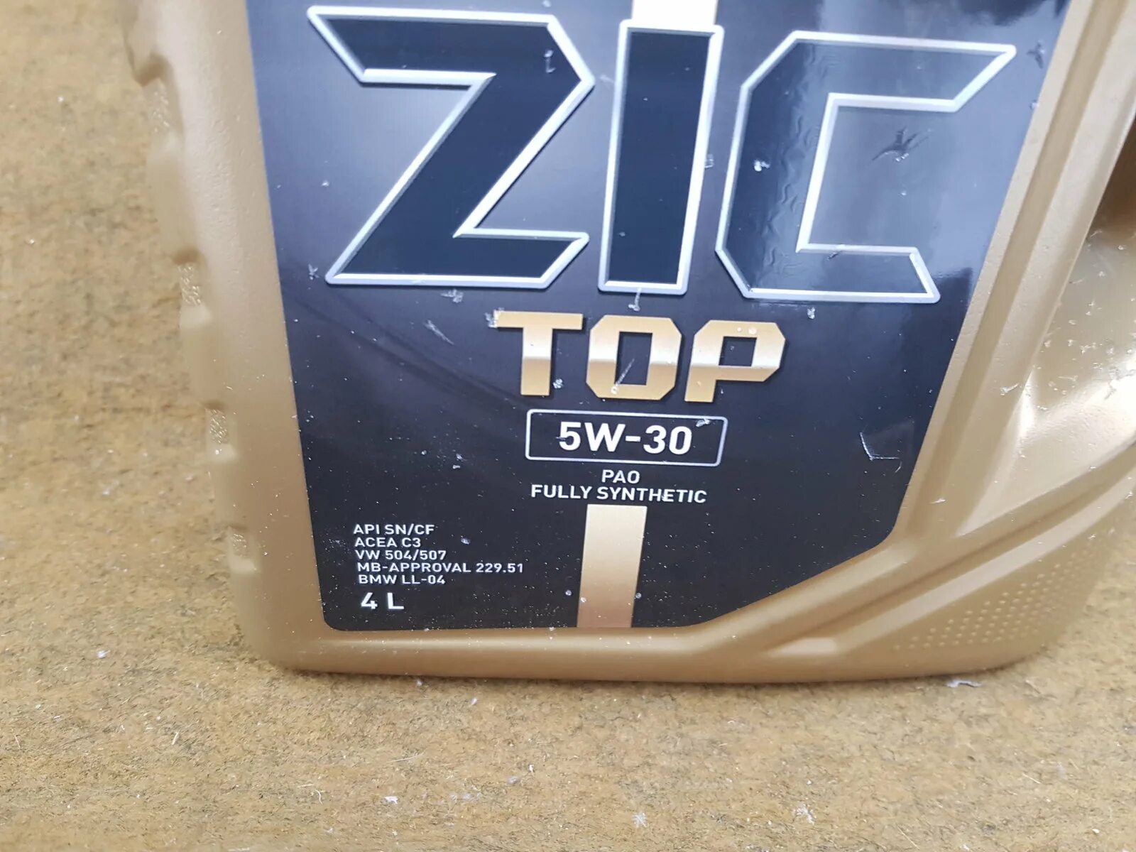 Зик 5w30 504/507. ZIC Top 5w-30, SL, a3/b4. ZIC ll001 5w30. ZIC проба 504/507.