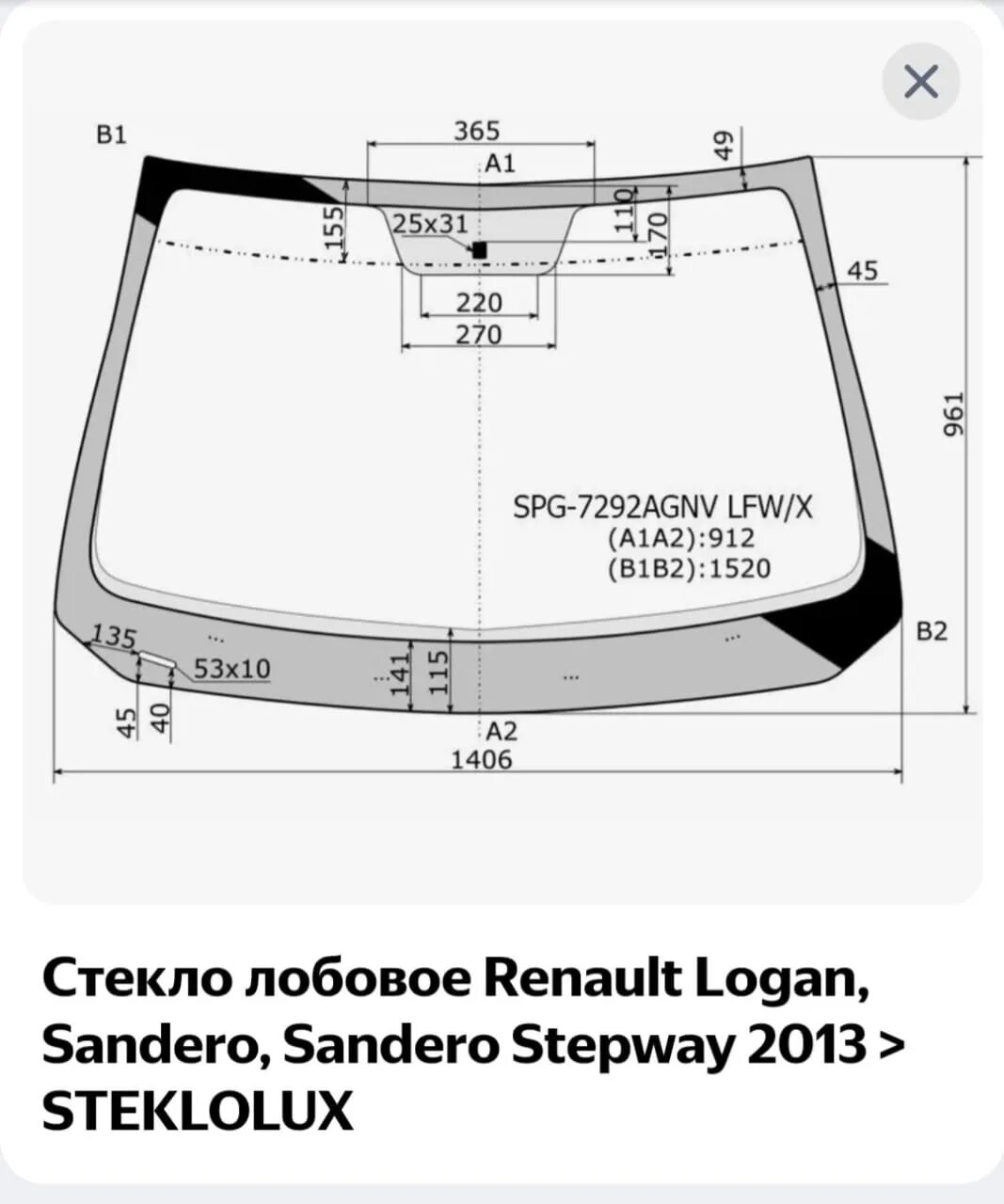 Размер лобового стекла Рено Логан. Стекло лобовое Duster Sandero.