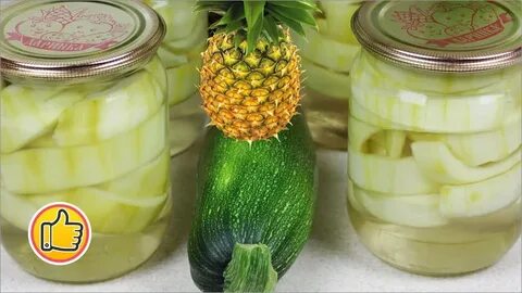 Как из кабачков сделать ананасы на зиму