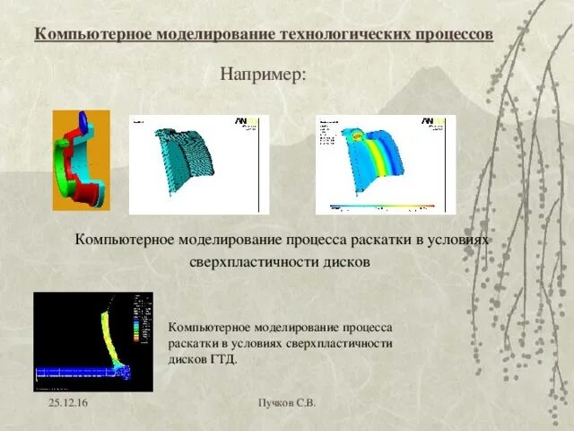Программы технологического моделирования